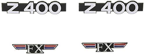 【426】 Z400FX サイドカバーエンブレム 1台分セット E1? Z400FX-EMBLEMSET Z400FX-EMBLEMSET