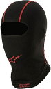 alpinestars(アルパインスターズ) カート用フェイスマスク KX V2 BALACLAVA BK/RD 【4756521-13】 Free Size