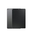 二枚 Sukix 背面保護フィルム 、 iPad Air 3 (第3世代 2019 年 発売モデル) 向けの ブラック カーボン調 TPU 保護フィルム 背面 フィルム スキンシール 背面保護 背面フィルム(非