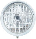 バイクパーツセンター ベーツライトAssy ロングタイプ 汎用 H4バルブ 4.5インチ 313108