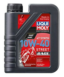 LIQUI MOLY 2輪車用 エンジンオイル StreetRace 全合成油 10W-40 1L 20753 リキモリ
