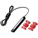 キジマ(Kijima) ソフトLEDランプ ラバータイプ LEDx4 63mmx14mm 汎用 ホワイト 217-6123