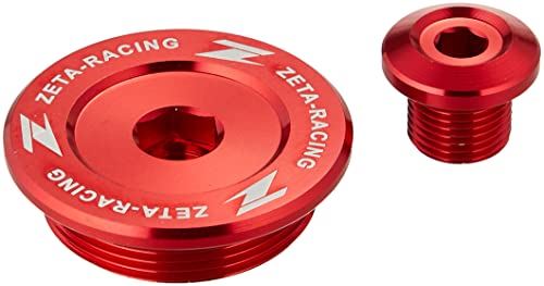 ジータ(ZETA) エンジンプラグ アルミ レッド スズキ[SUZUKI] カワサキ[KAWASAKI] ZE89-1350