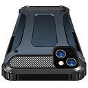 iPhone 13 mini ケース 耐衝撃 衝撃吸収 米軍MIL規格取得 アイフォン 13 mini ケース カバー レンズ保護 TPU+PC 指紋防止 二重構造 防塵 薄型 軽量 落下防止 擦り傷防止 iPhone ... 青