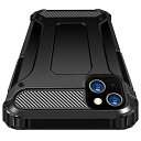 iPhone 13 mini ケース 耐衝撃 衝撃吸収 米軍MIL規格取得 アイフォン 13 mini ケース カバー レンズ保護 TPU+PC 指紋防止 二重構造 防塵 薄型 軽量 落下防止 擦り傷防止 iPhone ... 黒