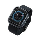 エレコム Apple Watch SE、Series 6、5、4 [40mm] ソフトバンパー ブラック AW-20SBPUBK