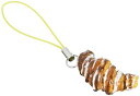 末武サンプル 食品サンプル携帯ストラップ クロワッサンチョコ 約34mm s-16775