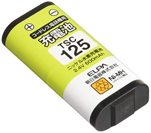 ELPA エルパ 朝日電器 電話機用充電池 TSC-125