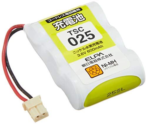 ELPA エルパ 朝日電器 電話機用充電池 TSC-025 ELPA エルパ 朝日電器 電話機用充電池 TSC-025