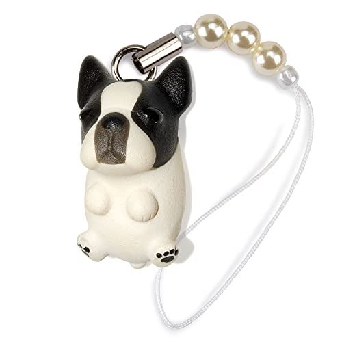 ペットラバーズ 犬種 Dog 92 French Bulldog フレンチブルドッグ パイド ビーズ ストラップ DN-1501