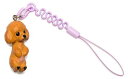ペットラバーズ 犬種 お犬様 vol.2 Toy Poodle トイプードル レッド プチコード 松葉紐 ストラップ MS-8001