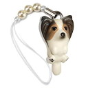 ペットラバーズ 犬種 Dog 92 Papillon パピヨン トライカラー ビーズ ストラップ DN-1402