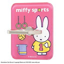 イングレム ミッフィー スマートフォン用リング かわいい バンカーリング アクリル 落下防止 スタンドになる 動画視聴 miffy sports_ピンク IJ-BABKR/MF004