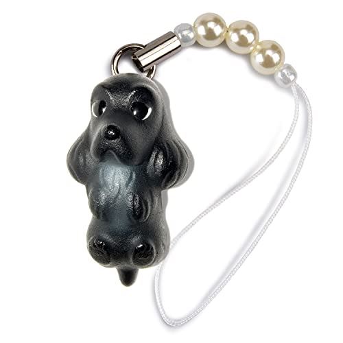 ペットラバーズ 犬種 Dog 92 American Cocker Spaniel アメリカンコッカースパニエル ブラック ビーズ ストラップ DN-2203