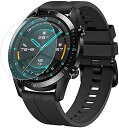 [2Zbg] HUAWEI Watch GT2 46mm KXtB YEZHU 9Hdx̉tی 2.5D 0.3mm^ ЍYKX̗p ώw  ߗ EhGbWH (Watch GT2 HUAWEI Watch GT2 46mm-C