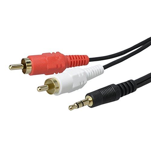 アクロス AUDIO変換ケーブル 3m ステレオミニプラグ3.5mm-RCAピン×2 AVC105 単品 1