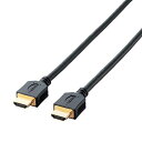 エレコム HDMI ケーブル 1m 4K × 2K対応 ブラック DH-HD14ER10BK 1) HDMIケーブル単品