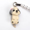 ペットラバーズ 犬種 Dog 92 Shih Tzu シーズー シルバーホワイト ビーズ ストラップ DN-5003 2