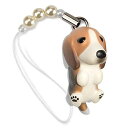 ペットラバーズ 犬種 Dog 92 Beagle ビーグル トライカラー ビーズ ストラップ DN-1601