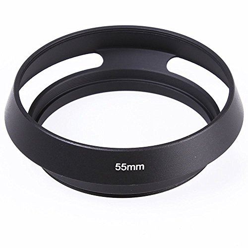 NinoLite NVbN ^ Yt[h t[ha55mm Jp yʂŏv A~ Lens Hood ubN