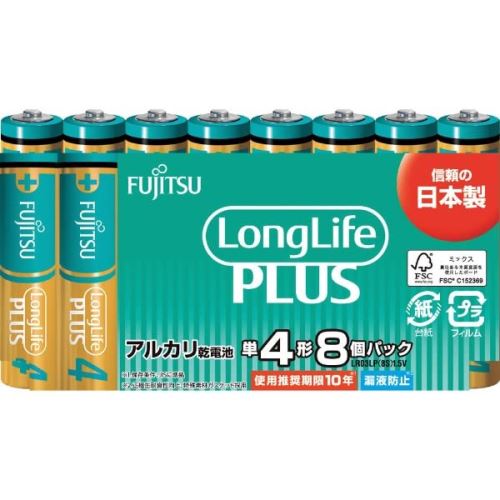 FDK(株) 富士通 アルカリ乾電池単4 Long Life Plus 8個パック LR03LP(8S) FDK(株) 富士通 アルカリ乾電池単4 Long Life Plus 8個パック LR03LP(8S)