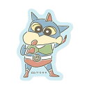 グルマンディーズ バンダイ クレヨンしんちゃん キャラスタムステッカー アクション仮面 BCYS-36F ライトブルー
