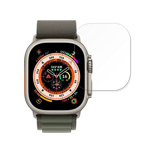 MotoMoto ե  Apple Watch Ultra Ѥ ݸե 9H (饹 Ʊι) ȿ㸺