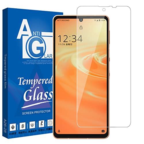 【2枚セット】AQUOS Sense6 /sense 6s 用 ガラスフィルム 日本製素材旭硝子製/硬度9H アクオスセンス6 5G 強化ガラスフィルム ...(2)