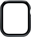 【SwitchEasy】 Apple Watch Series 8 7 45mm 対応 ケース フィルム 一体型 耐衝撃 シンプル ガラスフィルム 付き 保護ケース 保護フィルム 付き 衝撃 吸収 Appleウォッチ ... ミッドナイト