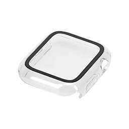 オウルテック Apple Watch Series SE/6/5/4用 ガラスフィルム 一体型 保護ケース 40mm クリア OWL-AWBCV0540-CL