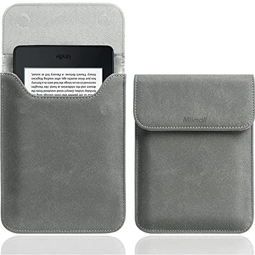 Miimall Kindle Paperwhite ケース 第11世代 2021 Kindle Paperwhite 11 収納バッグ 合皮 内蔵磁石 全面保護 傷防止 衝撃吸収 シンプル..