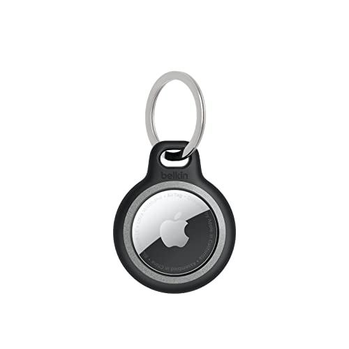 Belkin AirTag ケース キーホルダー リフレクター付き ブラック MSC003btBK