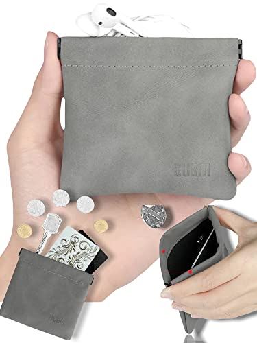 花禅 BUBM イヤホンケース ジュエリーケース 携帯用 ヌバックソフトレザー 撥水加工 ステンレス金具 ?部ベルベット 10cm開口 アクセサリー ジュエリーポーチ イヤホン 収納 ケース ミニ ポーチ 目薬 オリーブクレイ W:10cm