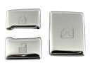 クラウンハイブリッド 20 21 224 超鏡面ステンレスメッキウィンドウスイッチカバー 3PC 【 INT-ETC-733 】 AZSH20 AZSH21 GWS224