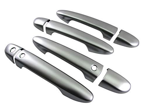 CX-5 KE ドアハンドルカバーノブ アドバンストキー対応 サテンシルバー 【 DHC-NOBU-333 】 KEEAW KEEFW KE5AW KE5FW KE2AW KE2FW KEE KE5