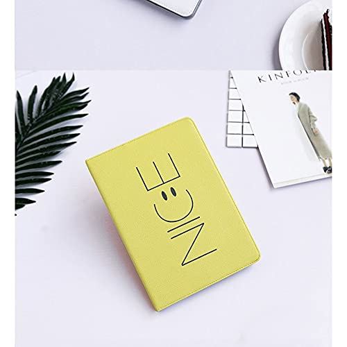 iPad 9.7 インチ 第5世代 第6世代 ケース Air1/Air2 (9.7インチ) 兼用 ハードケース 2018/2017 iPad Air タブレットカバー iPad カバー かわいい キュート おしゃれ イエロー