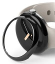 【Ringke】Google Pixel Watch ケース 40mm ステンレス製 バンパー カスタム 保護 フレーム 簡単取り付け メタリック 超薄型 カバー 変色防止 Bezel Styling 40-02 40-02 (ST) Black