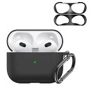 ELYBYYLE for AirPods 3P[X y_XgK[htz2021 3 pVRP[X Jrit ϏՌ ɋ ی AirPods 3pیJ[o ubN