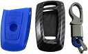 BMW 5シリーズ F10 カーボン調スマートキーケース 青 【 KEY-CASE-005 】 F 10 セダン 523d 523i 528i 535i 550i アクティブハイブリッド5(2)