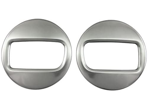 三菱ふそう キャンターガッツ F24 ステンレスインナードアハンドルカバー 皿 2PC サテンシルバー 【 TRUCK-S-043 】 F 24