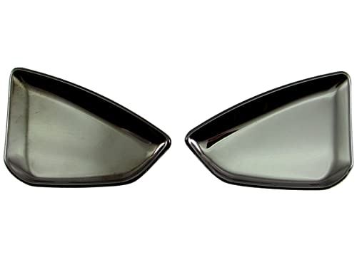 NT450アトラス H44 ステンレスメッキインナードアハンドルカバー 皿 2PC 黒 【 TRUCK-S-070 】 NT NT450 アトラス