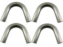 51Φ 120度 ステンレス 曲げパイプ 1.2mm厚 4PC 【 CUR-PIPE-019-4PC 】 51パイ 51φ 120°