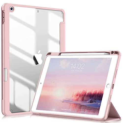 KenKe iPad 10.2 P[X 2021 2020 2019 y ^ h~  iPad Jo[ yz_[t iPad 9 / 8 / 7 Sʕی^ Apple Pencil [\ sN