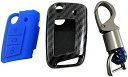 ゴルフR AUC AUD カーボン調スマートキーケース 青 【 KEY-CASE-008 】 AUCJXF AUDJHF AUC AUD UC UD JXF J...