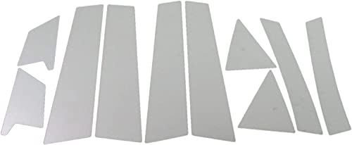 CX-7 超鏡面ステンレスメッキピラーパネル 10PC バイザー無用 【 PIL−SIL−019 】