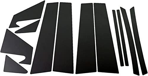 レクサス RX400h 2003年~2009年 超鏡面ステンレスブラックメッキピラーパネル 12PC バイザー無用 【 PIL−BLA−276 】 RX400 RX 400