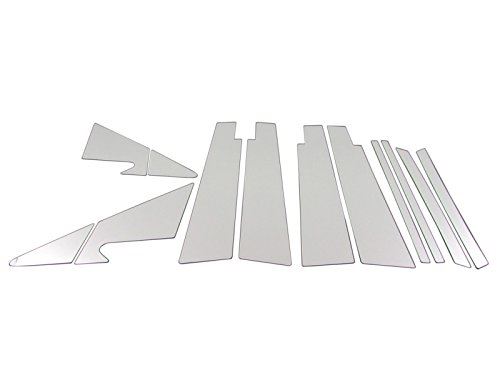 RX330 RX350 RX400h 03y~09y 超鏡面ステンレスメッキピラーパネル バイザー有用 12PC 【 PIL-SIL-284 】 レクサス LEXUS RX 330 350 400