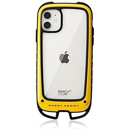 【ROOT CO.】[iPhone11専用]耐衝撃 Gravity Shock Resist Case ＋Hold. (イエロー) iPhone11用