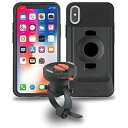 TiGRA Sport 自転車 スマホ ホルダー iPhone XS X スマホホルダー バイク FitClic Neo BIKE KIT for iPhone XS/X【スマホを置くだけでガチッと固定】 自転車 バイクホルダーセット