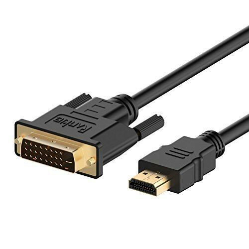 Rankie HDMI - DVI 変換ケーブル CL3定格 双方向対応 1080P高解像度 1.8m ブラック